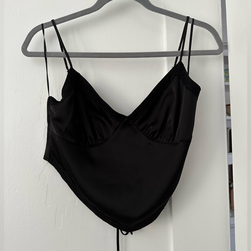 Musette | Black Bandana Tie Top